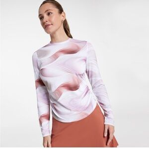 CALIA by Carrie Underwood Tissue Texture Long Sleeve Top